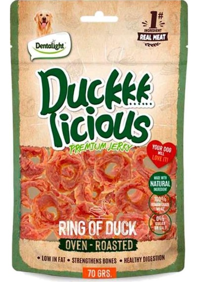 Dentalight Duck Ring Ördek Etli Köpek Ödül Halkası 70 Gr