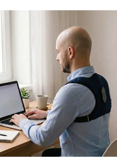 Mey İthalat Akıllı Postür Masaj Kemeri Medikal Destekli