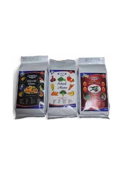 Beautiful Food Mama 250 Gr 3 Lü Lüks Set Sebzeli +meyveli +love
