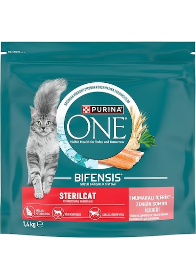 Purina One Sterilcat Somonlu Kısırlaştırılmış Yetişkin Kedi Maması 1,4 Kg