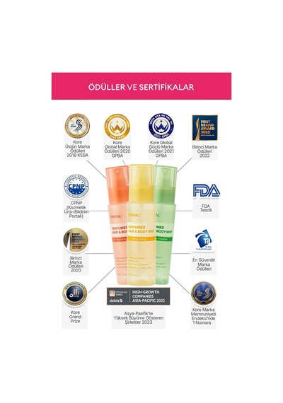 Uzun Süreli Nemlendirici Parfümlü Saç&vücut Misti Perfumed Hair & Body Mist Wedding Bouquet
