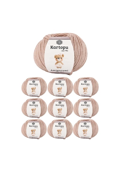 10 Adet Amigurumi El Örgü İpi 50gr 850