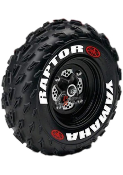 Yamaha Raptor Atv Lastik Stikeri 8adet Lastik Yazısı 35mm