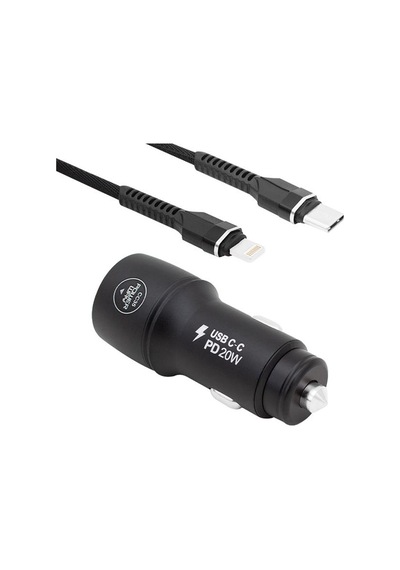 Powerway Cc35 Yeni Nesil Usb-c iPhone Uyumlu To Type-c Araç Şarj Seti Pd18w Standart