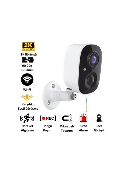 O-kam 3033 Wi-fi Şarjlı 128gb Ip Güvenlik Kamerası Gece Görüşlü O-kam 3033 Wi-fi Şarjlı 128gb Ip Güvenlik Kamerası Gece Görüşlü