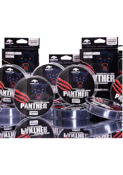 Caretta Panther 150m Fluorocarbon Kaplama Olta Misinası 0,12 Mm 0.12mm