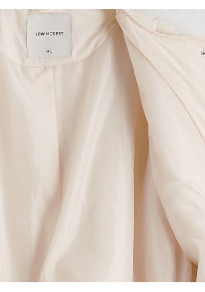 Lcw Modest Sarı Bisiklet Yaka Oversize Kadın Ceket
