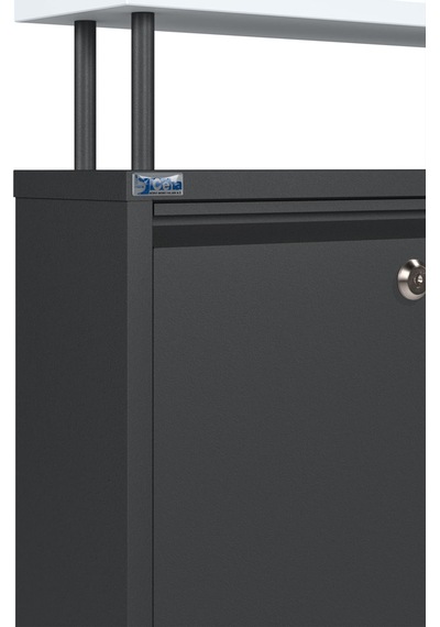 Ceha Kilitli Tablalı 4'lü Metal Ayakkabılık - Siyah K.AYK-2.4/B/P 9005/KL Ceha Kilitli Tablalı 4'lü Metal Ayakkabılık - Siyah K.AYK-2.4/B/P 9005/KL