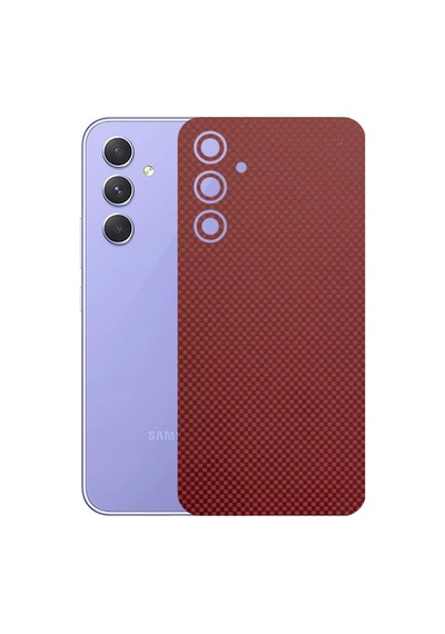 Kapps Samsung Galaxy A54 İle Uyumlu Fiber Serisi Premium Arka Kapak Kaplama Kenarlar Yoktur 63487876