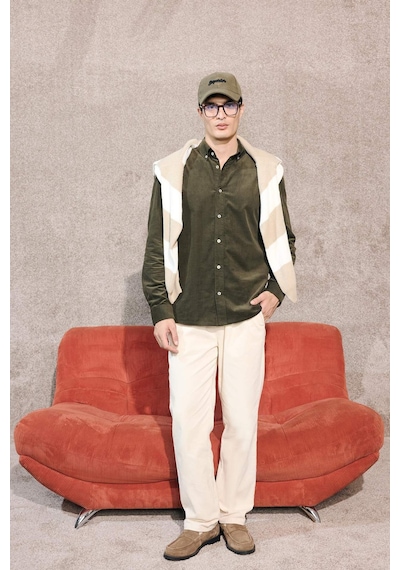 Defacto Relax Fit Düz Paça Pantolon E8177ax25aubg766 Bej-bg766