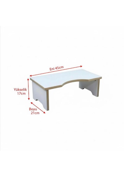 Çok Amaçlı Basamak Mdf Beyaz