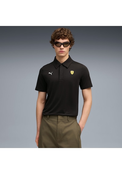 Puma Scuderia Ferrari Erkek Siyah Polo Tişört 632782-01 SIYAH