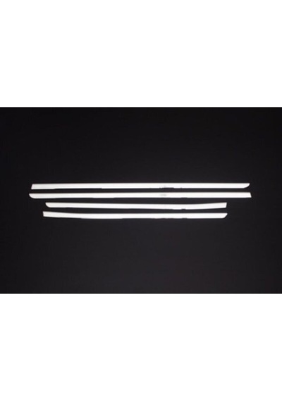 Dacia Duster Uyumlu 2010-2017 Krom Cam Çıtası 4 Parça Paslanmaz Çelik