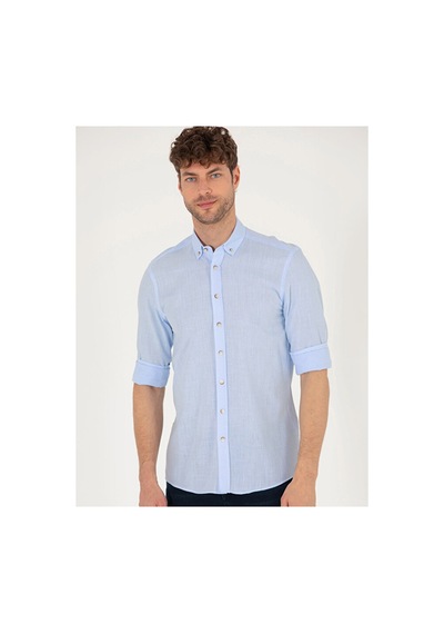 Pierre Cardin Slim Fit Uzun Kollu Gömlek 50268183-vr003 Çok Renkli