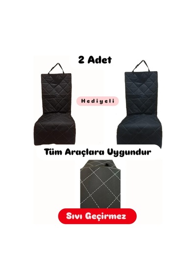 3 Lü Oto Koltuk Örtüsü Araba Ön Ve Arka Koltuk Koruyucu Kılıf