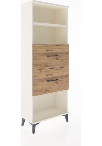 Arges Dolap 2 Raflı 2 Çekmeceli 60x30x163 Aytaşı-çam Aytaşı