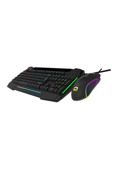 Quantum Dualstrike Kablolu Usb Q Trk Rgb Gamıng Klavye - Mouse Set Optik