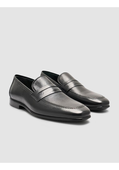 Cabani %100 Hakiki Deri Siyah Erkek Klasik Loafer