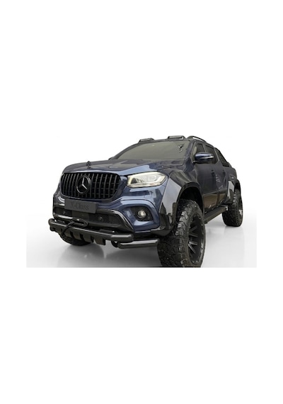 2018+mercedes X-class Ön Tampon Shark Koruma Demi Ri Parlak Si Yah