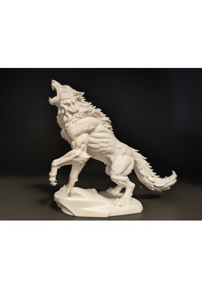 Vahşi Kurt Adam Werewolf Heykeli Epik Fantastik Dekorasyon Ve Koleksiyon Figürü