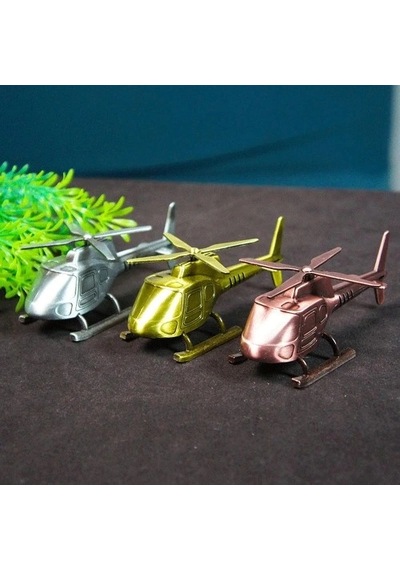 Hubrendy Emin Dekoratif Metal Helikopter