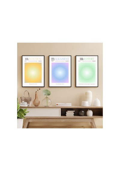Aura Poster Seti-angel Numbers Poster Seti-9 Adet