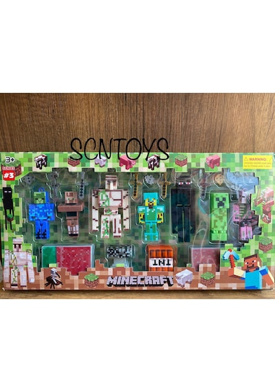 Oyuncak Minecraft Figür Oyuncak Mınecraft Figürleri 21 Parça