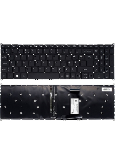 Acer Aspire Gaming 7 A715-75g N19c5 Klavye Siyah Tr / V2 Işıklı