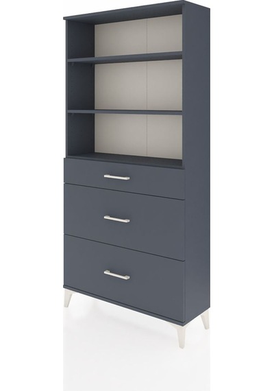 Arges Dolap 3 Raflı 3 Çekmeceli 88x30x182 Antrasit-antrasit Antrasit Arges Dolap 3 Raflı 3 Çekmeceli 88x30x182 Antrasit-antrasit Antrasit