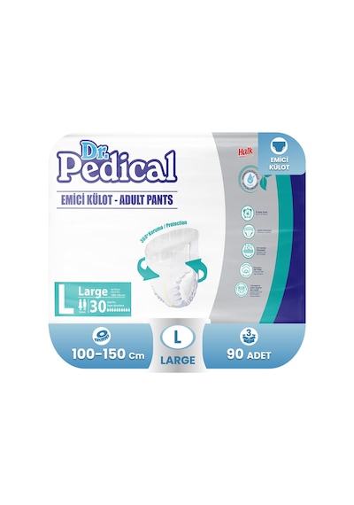 Dr.pedical Emici Külot Hasta Bezi L-large Beden 90 Adet L
