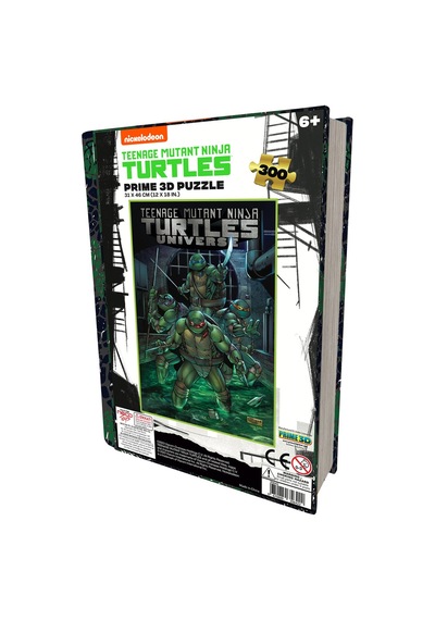 Prime 3d - Ninja Kaplumbağalar 300 Parça Puzzle 35642 - Metal Kut
