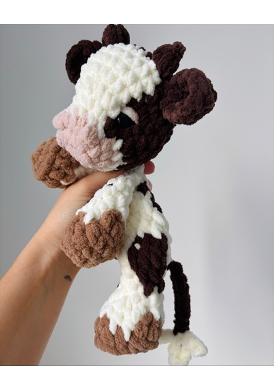 Brownie The Cow Uyku Arkadaşı Açık Kahverengi - Beyaz