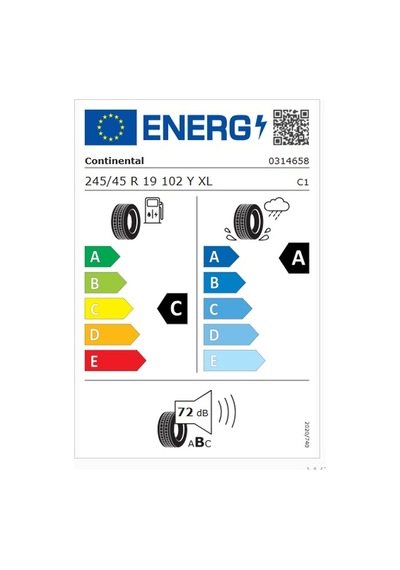 Continental 245/45R19 102Y XL Fr Contisportcontact 5 Mo Yaz Lastiği 2026