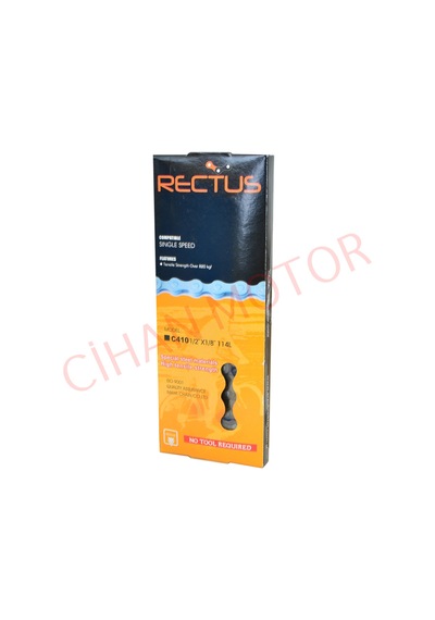 Bisiklet Zincir Taya C-410 114 Link Kutulu Siyah