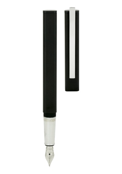 Monteverde Cube Serisi Mv32323 Dk M Matt Black Dolma Kalem 165-Koyu Yeşil