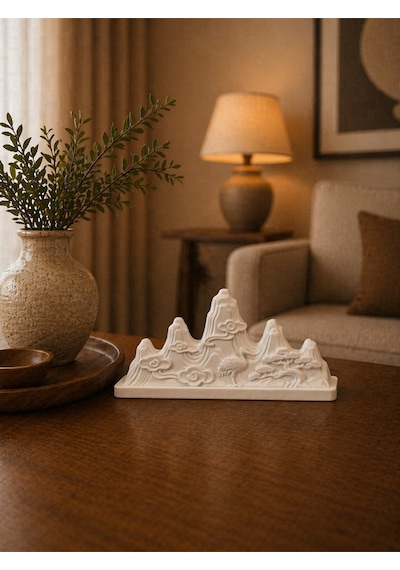 Feng Shui Dağ Ve Doğa Temalı Dekoratif Obje Denge Huzur Ve Enerji Akışı Sembolü