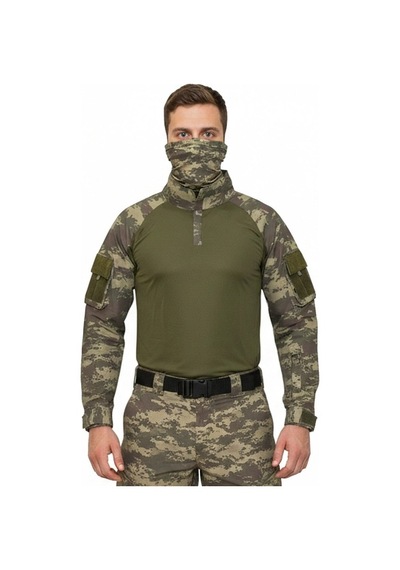 Askeri Kamuflaj Combat Tişört Eski Tsk Komando Haki Çok Renkli