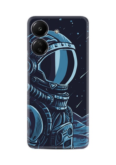 Tecno Spark Go 2024 Kılıf Desenli Silikon Platinium Series Astro 1870