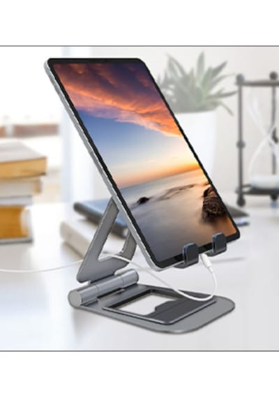 Mühlen T5 Ayarlanabilir Ergonomik Telefon Tablet Tutacağı Askısı Standı Füme Renk