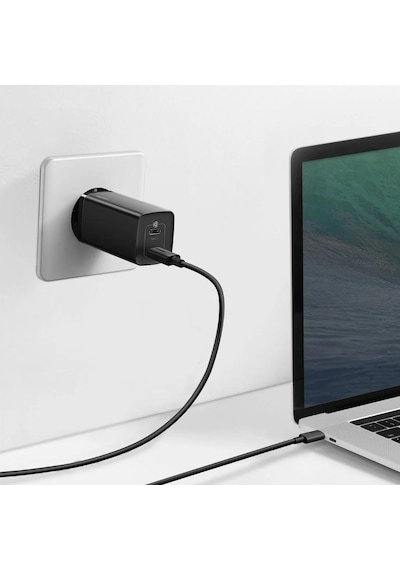 Baseus GAN2 Lite CCGAN2L-E01 QC C+C 65 W Şarj Cihazı