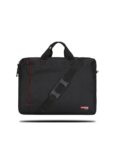 Classone TL5600 New Trend WTXPRO Su Geçirmez Kumaş 15.6" Laptop Notebook El Çantası Siyah