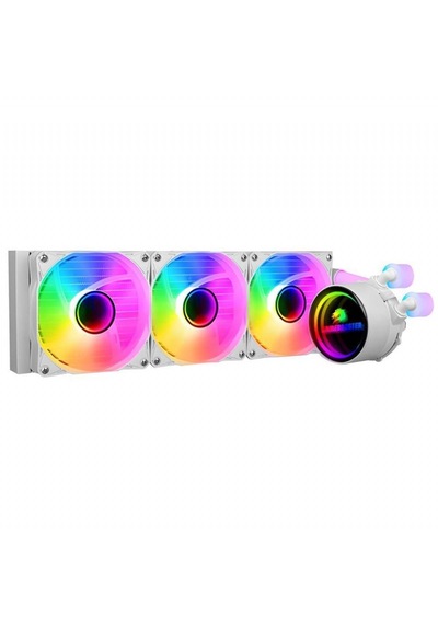 Gamebooster Gb-lcs-p360w Prıme Beyaz P360w Raınbow Fanlı Lga1700/am5 Uyumulu 360mm Cpu Sıvı Soğutma