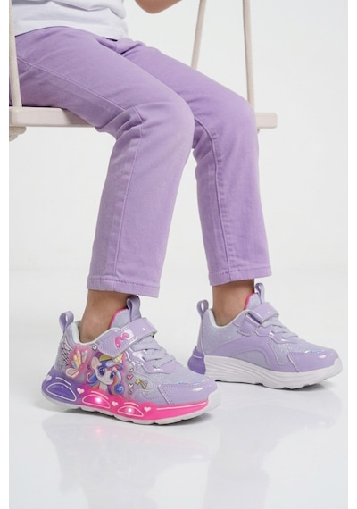 Marcokids Marco Kids 26y310 F Lila Kız Çocuk Spor Ayakkabı
