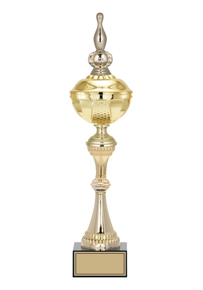 Odak Kupa - Figürlü Kupalar - Bowling / Labut Figürlü Kupalar Fg-061 A - 48 Cm Altın - Beyaz