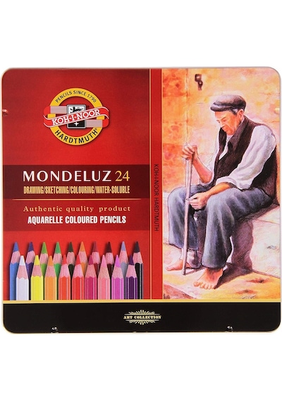 Koh-ı Noor Set Of Aquarell Coloured Pencils 3724 24