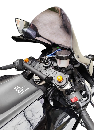 Yamaha R7 Smart Bar - Telefon / Kamera Tutucusu Mat Siyah