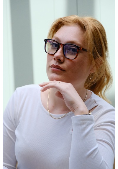 Habeq Kare Mavi Işık Korumalı Blue Block Unisex Gözlük Çok Renkli