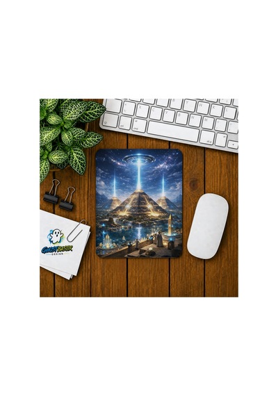 Mısır Piramitleri Baskılı Oyuncu Mousepad 0198