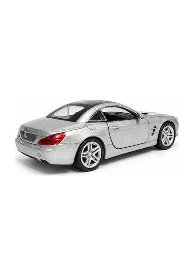 Welly 43662 Mercedes-benz Sl 500 Gri 1:36 Die-cast Çek-bırak Metal Model Araba