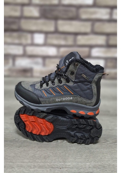 Bukond Rahat Bağcıklı Su İtici İçi Kürklü Outdoor Spor Bot Füme